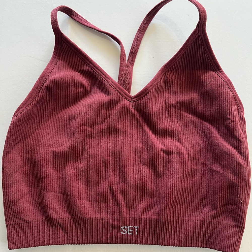 SculptFlex Ribbed V Bra SET Active